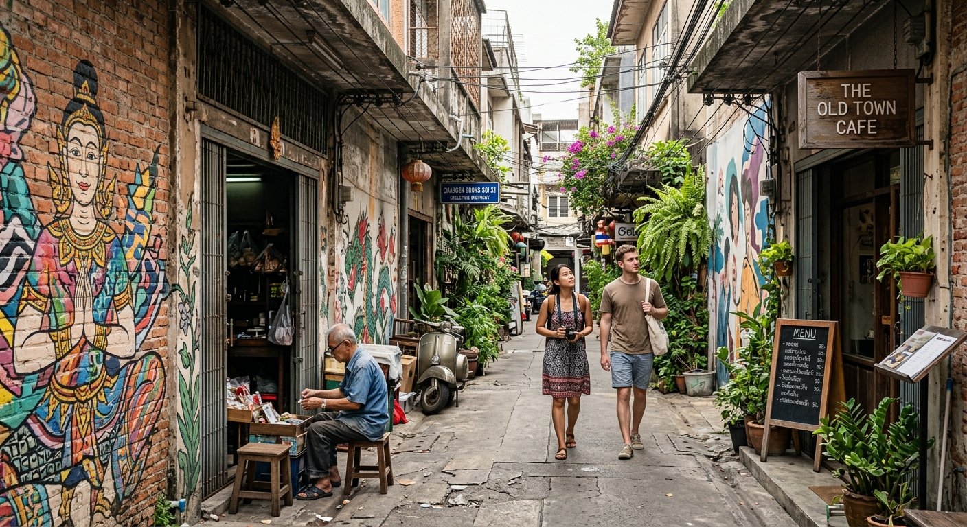 Talat Noi's Hidden Alleyways: A Journey into Old Bangkok