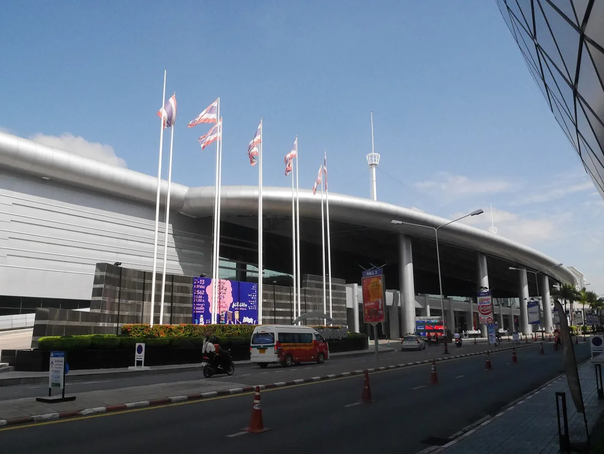 Exterior of the IMPACT exhibition complex in Muang Thong Thani