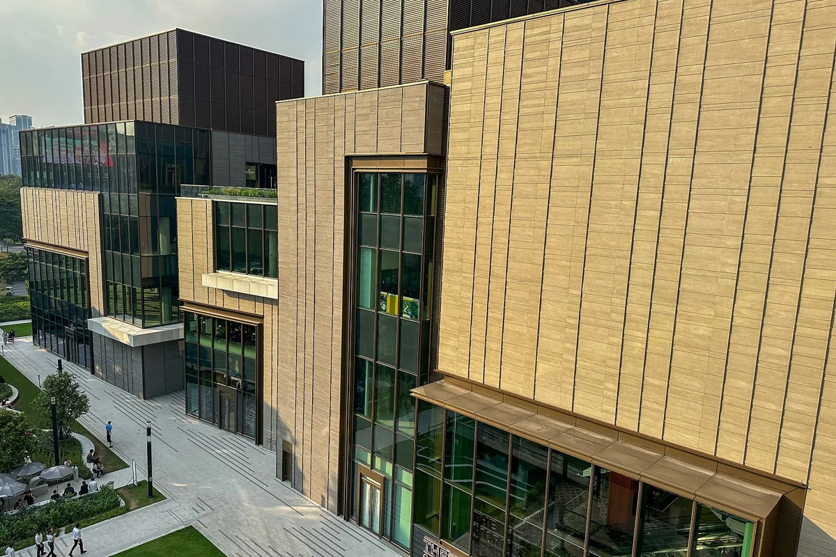 Contemporary façades and landscaped terraces at The Storeys, One Bangkok